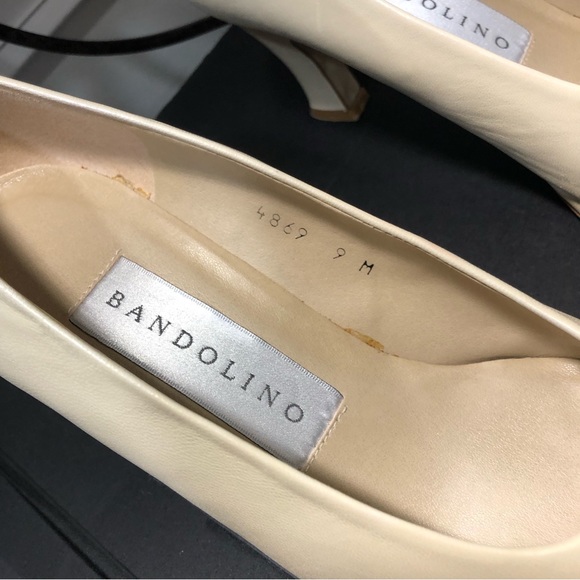 Bandolino Bone Heels Size 9M - Picture 3 of 8